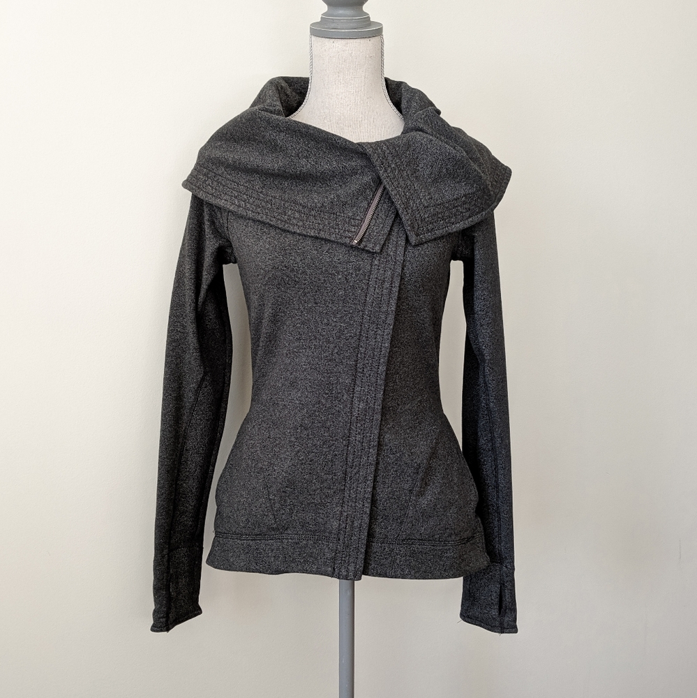 Rare Lululemon Fast Forward Jacket Heathered Coal